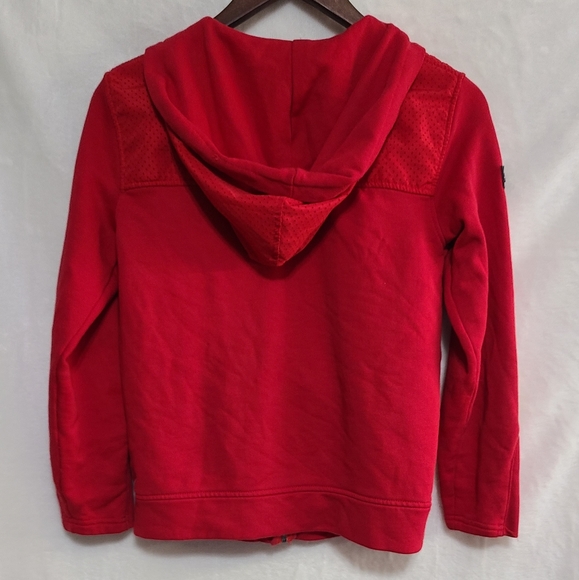 Puma x Ferrari Boys Red Scuderia Ferrari Logo Hoodie Size M - Picture 4 of 9